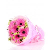 Delightful Pink Daisy Bouquet